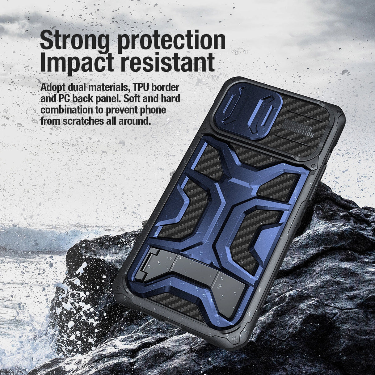 Nillkin Adventurer Pro Case til iPhone 14 Pro - sort