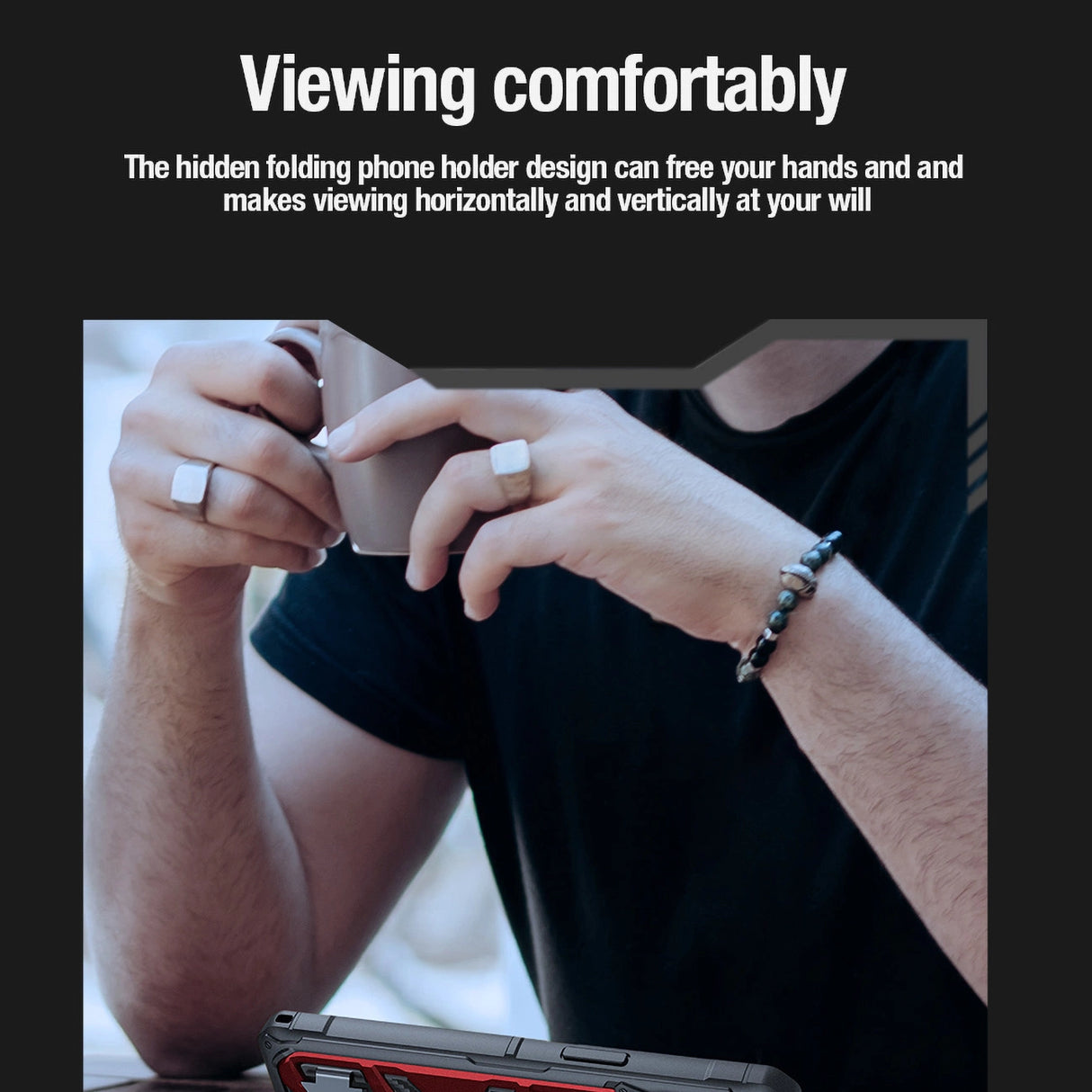 Nillkin Adventurer Pro Case til iPhone 14 Pro - sort