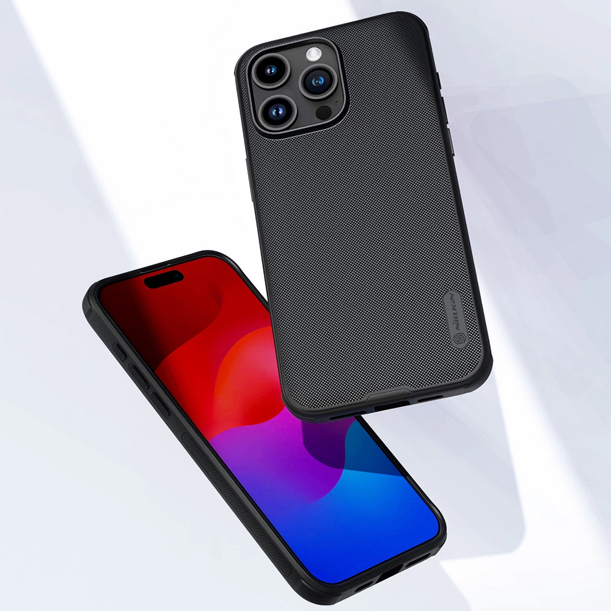 Nillkin Super Frosted Shield Pro Magnetisk Case til iPhone 15 Pro Max - sort