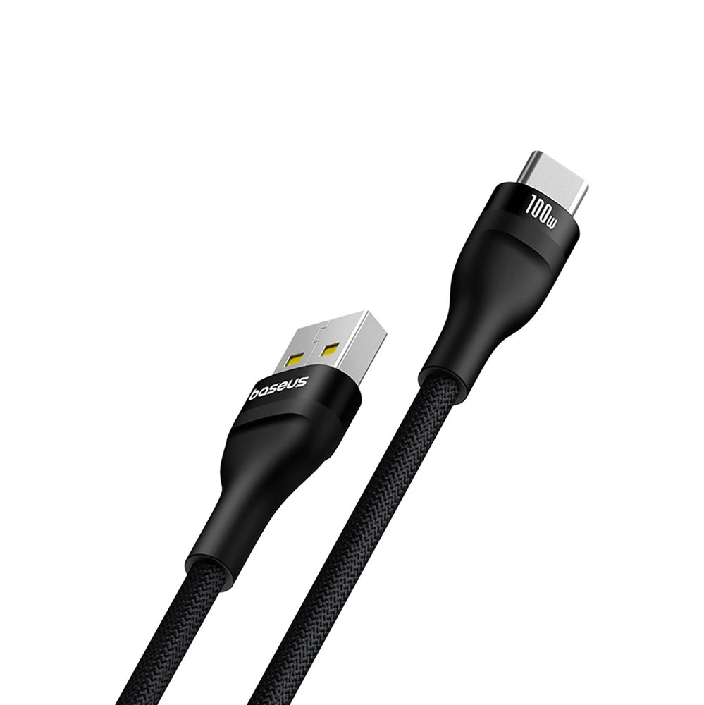 Baseus Flash 2 USB-A / USB-C Cable 100W 1 m - Black