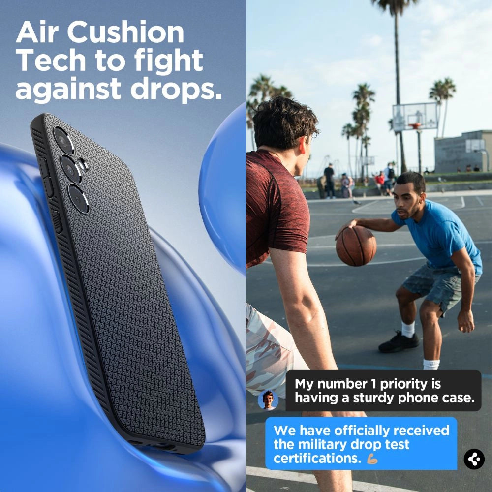 Spigen Liquid Air Case for Samsung Galaxy A35 5G - Matte Black