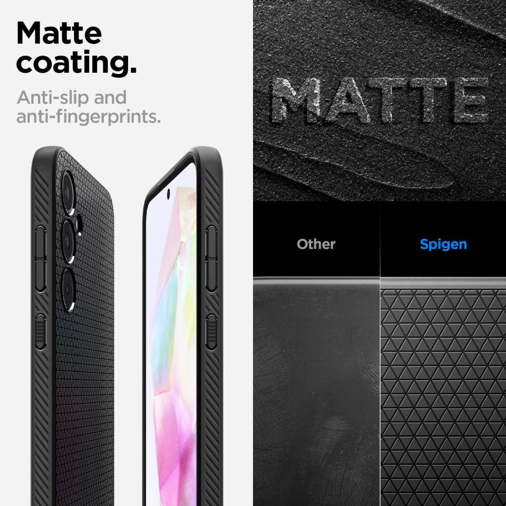 Spigen Liquid Air Case for Samsung Galaxy A35 5G - Matte Black
