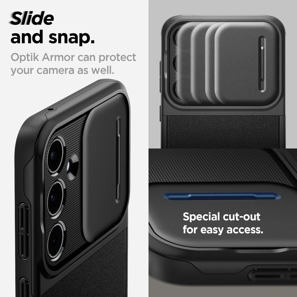 Spigen Optik Armor Case for Samsung Galaxy A55 5G - Black