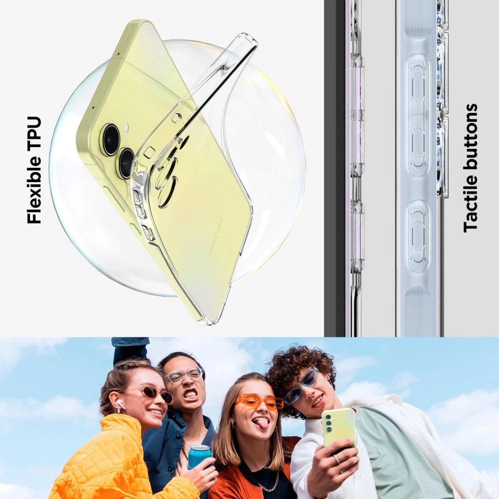 Spigen Liquid Crystal Case for Samsung Galaxy A55 5G - Transparent