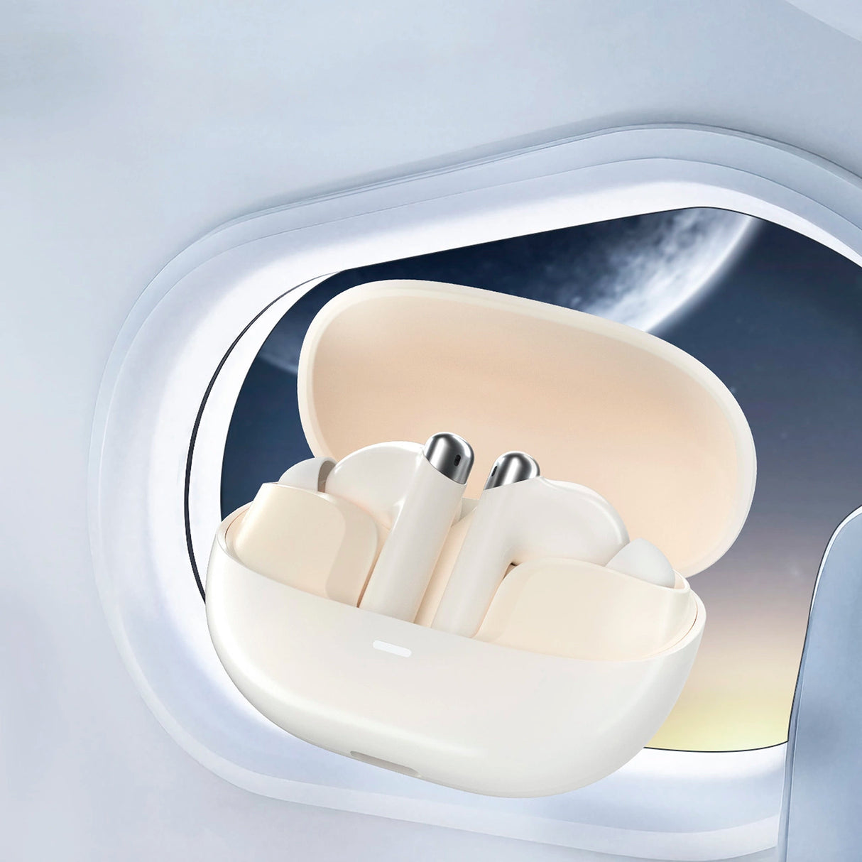 Tronsmart Soundi R4 trådløs Bluetooth 5.3 ENC hovedtelefoner - hvid