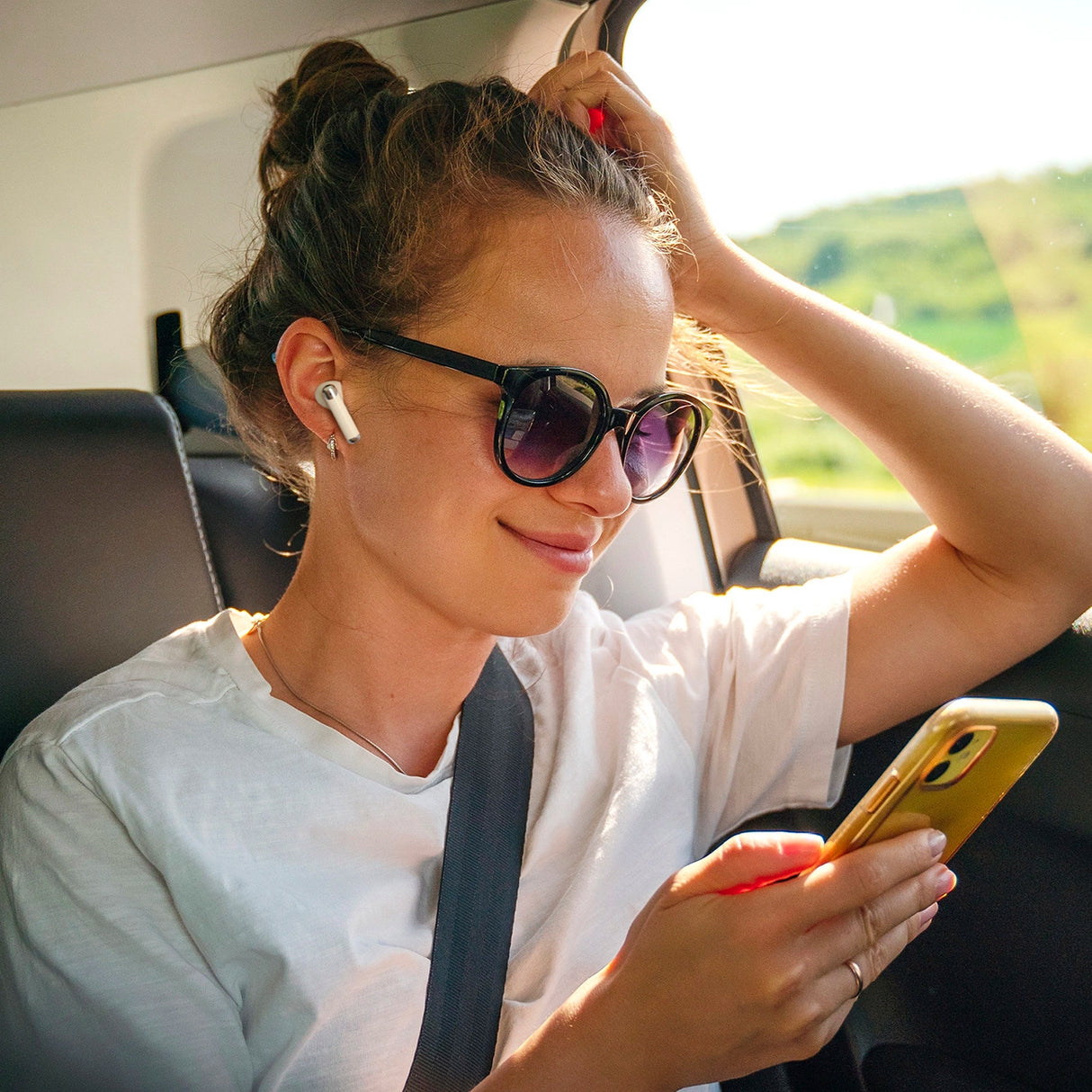 Tronsmart Soundi R4 trådløs Bluetooth 5.3 ENC hovedtelefoner - hvid