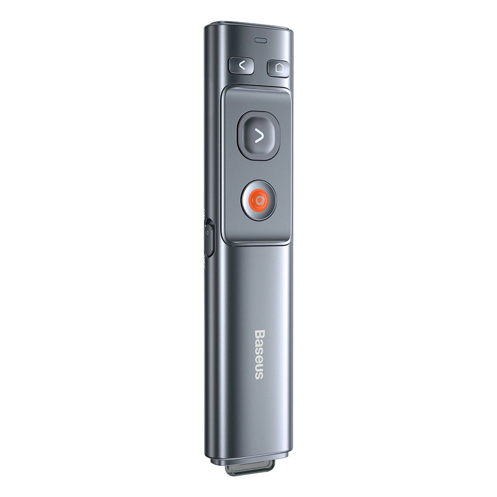 Baseus Orange Dot Wireless Laser Pointer for Presentations - Gray (Battery Not Included)