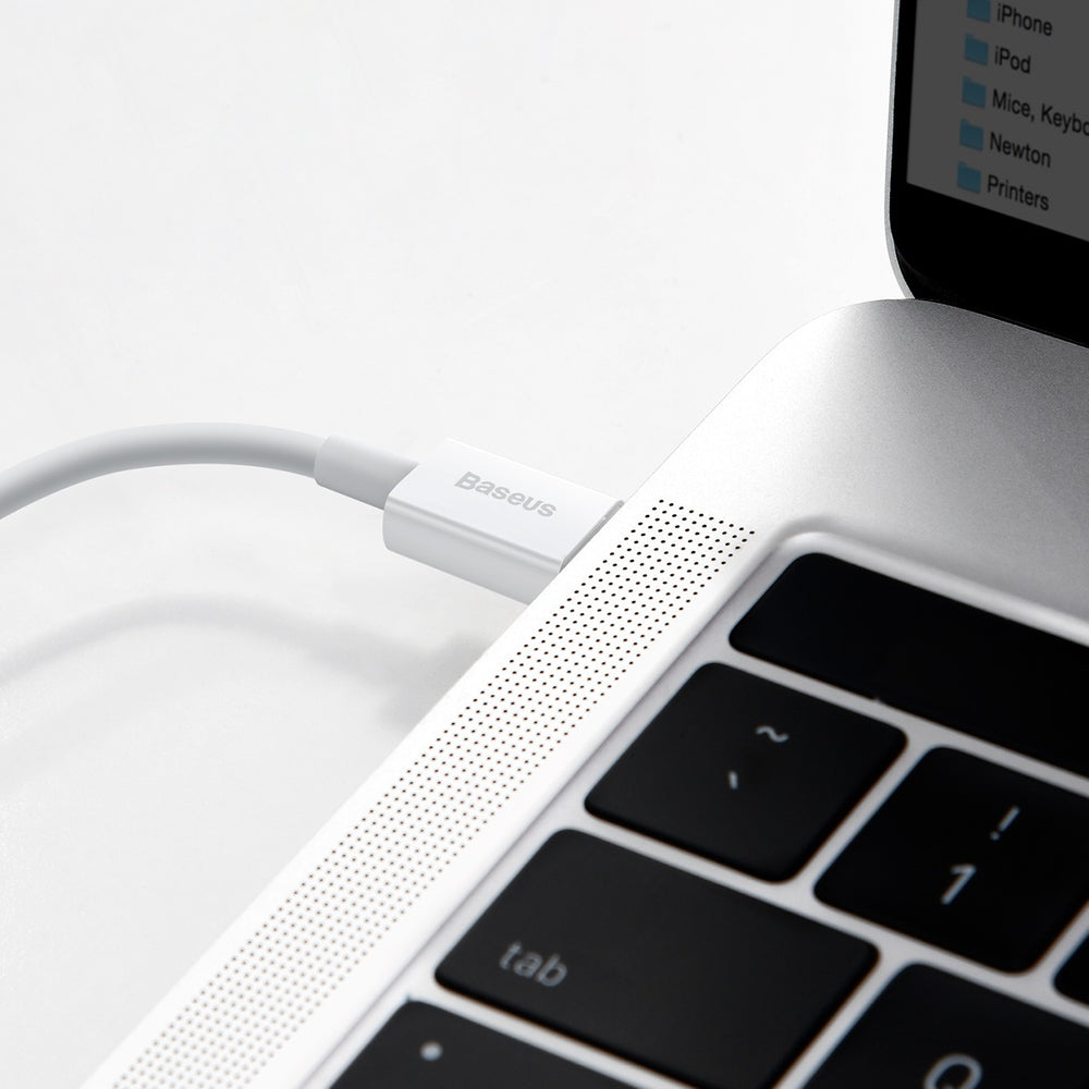 Baseus Superior Series USB-C / Lightning PD 20W 2 m kabel - hvid