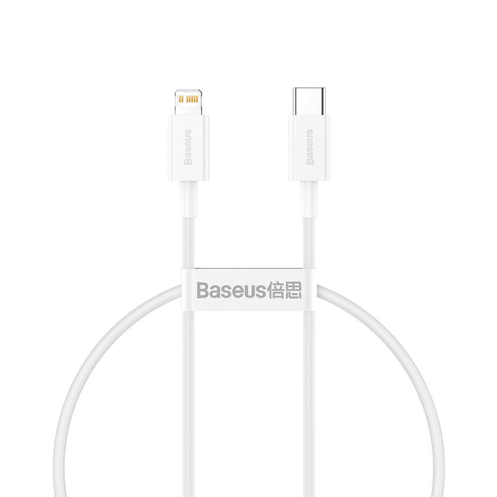Baseus Superior Series USB-C / Lightning PD 20W 2 m kabel - hvid