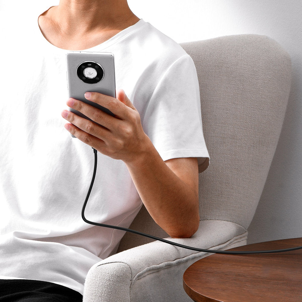 Baseus Superior Series USB-A / USB-C kabel 100W 1m - sort