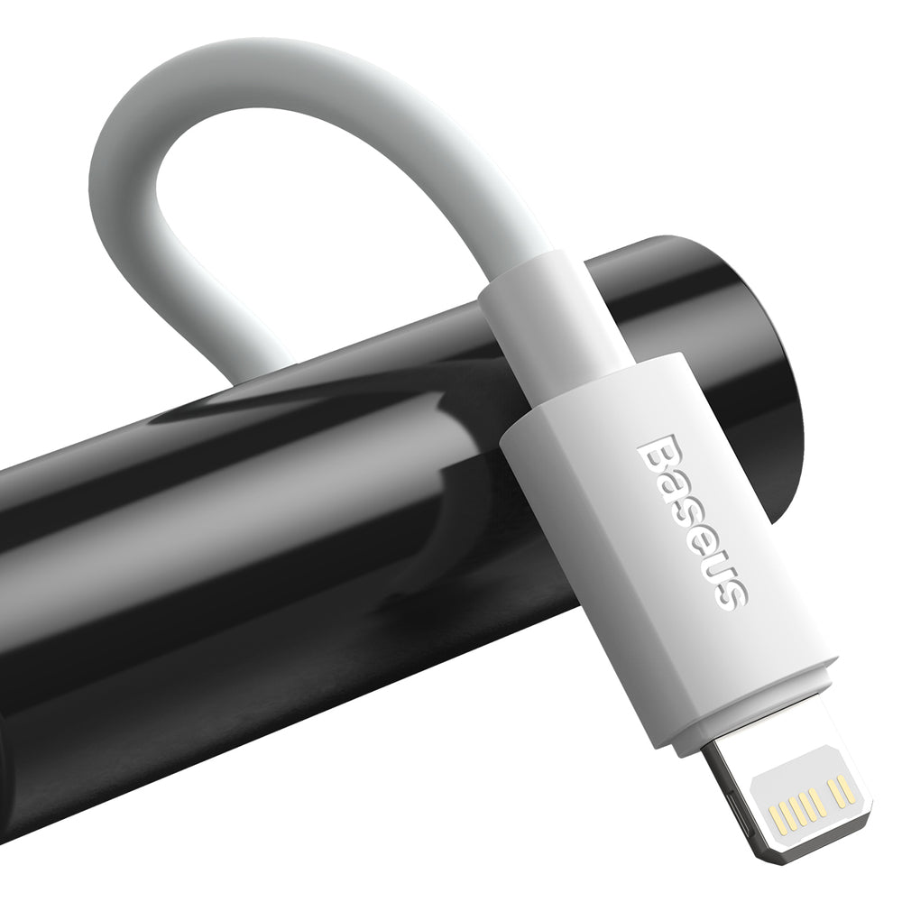Baseus Simple Wisdom Lightning / USB-C Cable 20W 1.5 m 2 pcs - White
