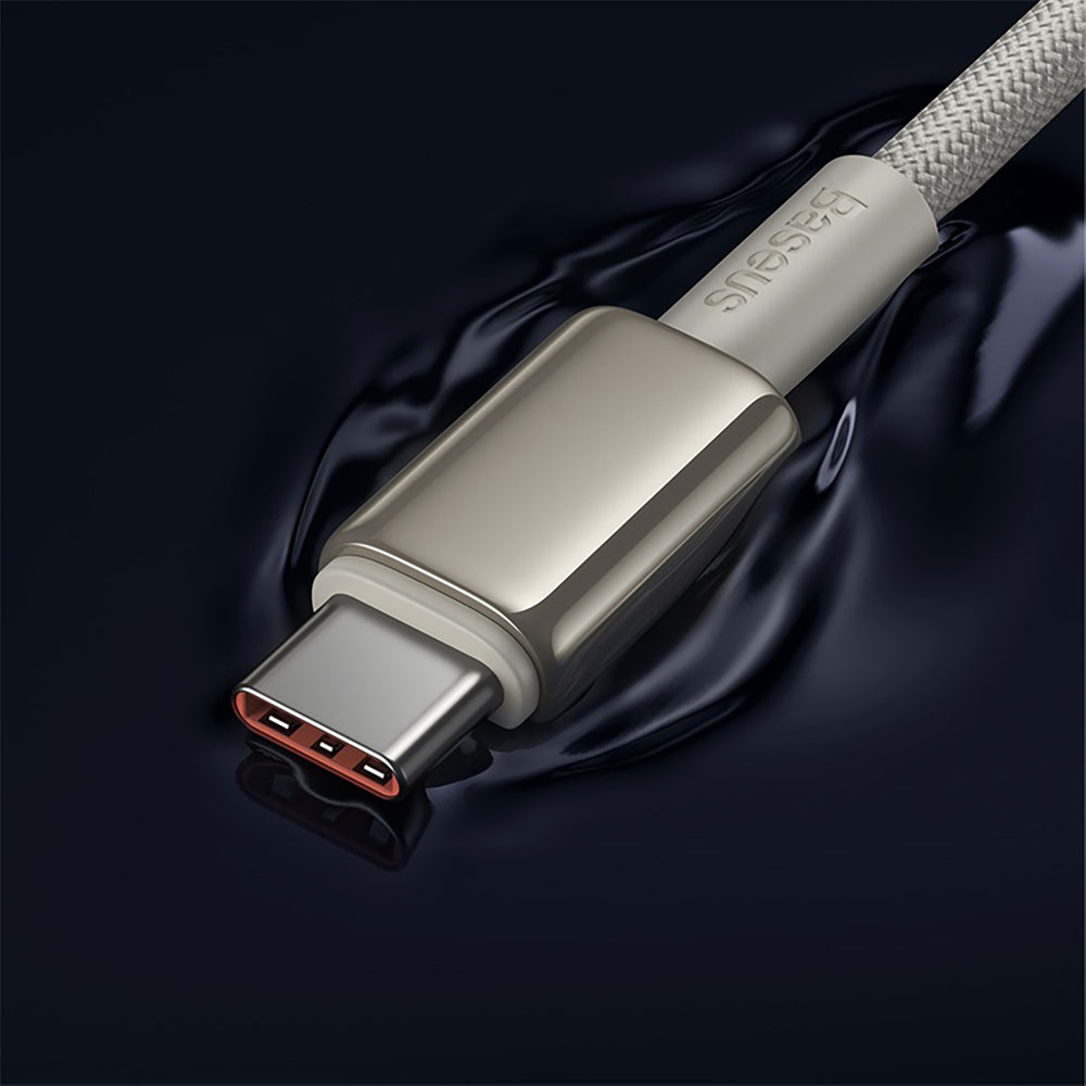 Baseus Tungsten Gold USB-C / USB-C 100W 2m kabel - guld