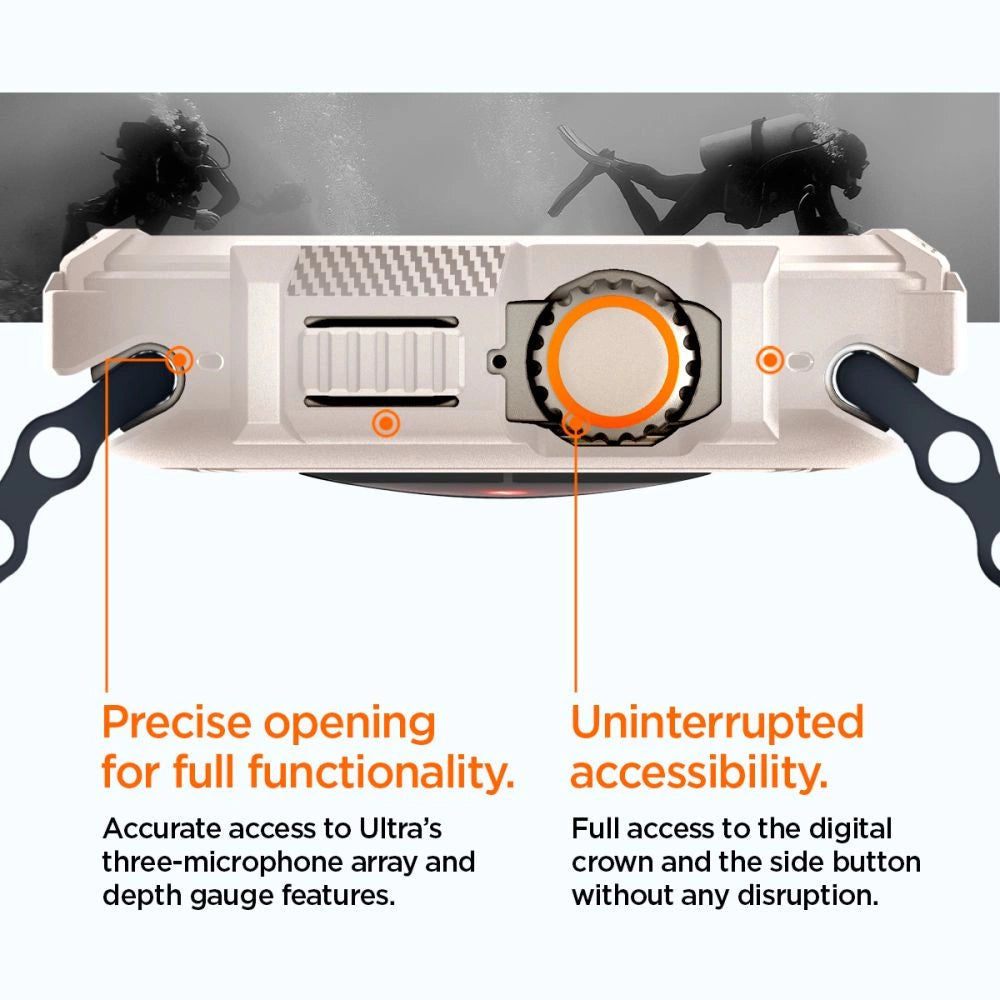 Spigen Rugged Armor Case for Apple Watch Ultra 1 / 2 (49mm) - Beige