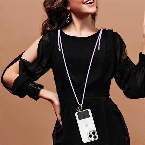 Guess CBDY Cord telefonrem - lilla