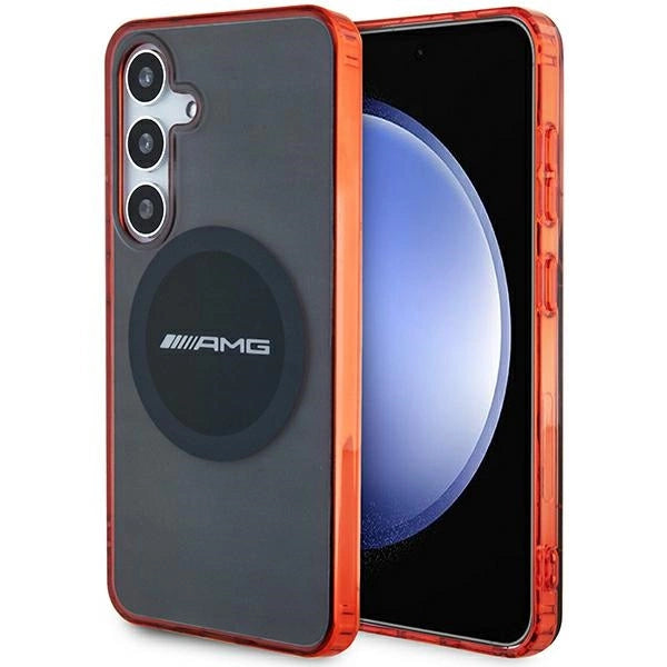 AMG Transparent Bicolor MagSafe-fodral til Samsung Galaxy S24 - sort