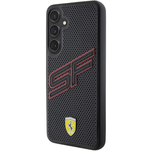 Ferrari Big SF Perforeret kuffert til Samsung Galaxy S24 - sort
