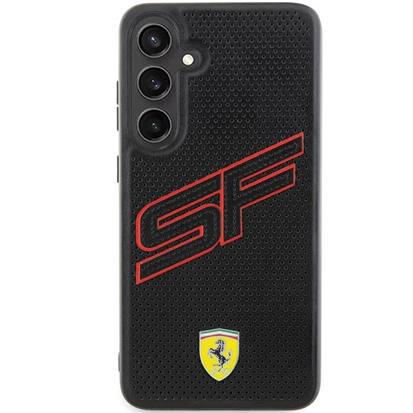 Ferrari Big SF Perforeret kuffert til Samsung Galaxy S24 - sort