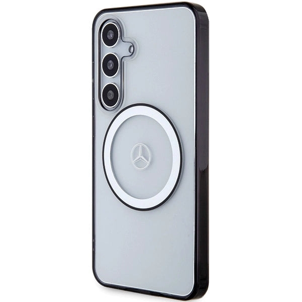 Mercedes Printed Logo MagSafe-kasse til Samsung Galaxy S24 - gennemsigtig