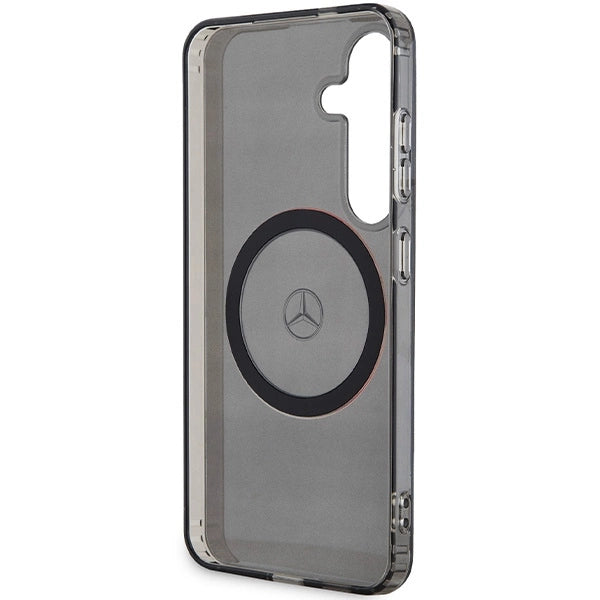 Mercedes Double Layer W Red MagSafe-fodral til Samsung Galaxy S24 - sort
