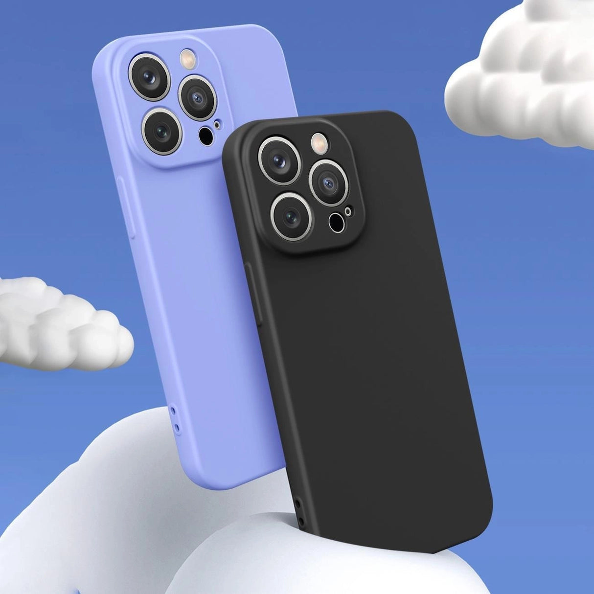 Silicone Case til Samsung Galaxy A55 - sort