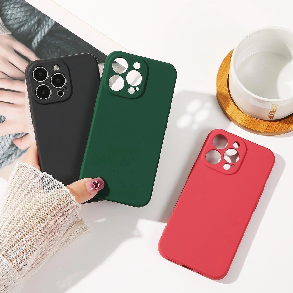 Silicone Case til Samsung Galaxy S24+ - sort