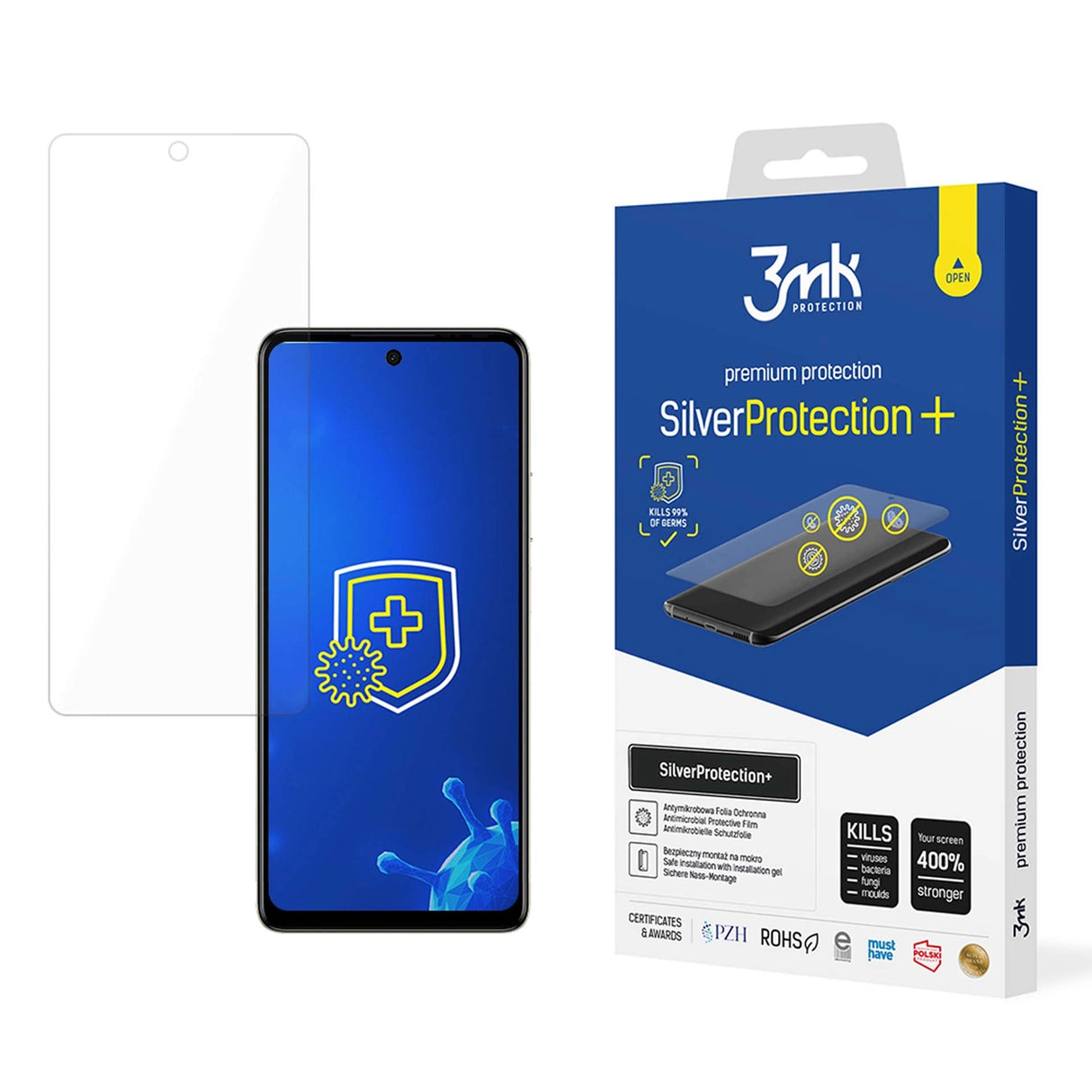 3mk SilverProtection+ beskyttelsesfolie til Realme 12 Pro/12 Pro+