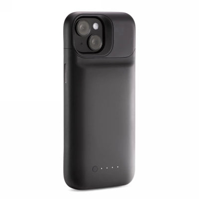 Mophie Juice Pack-kasse til iPhone 15 med indbygget 2400 mAh powerbank - sort
