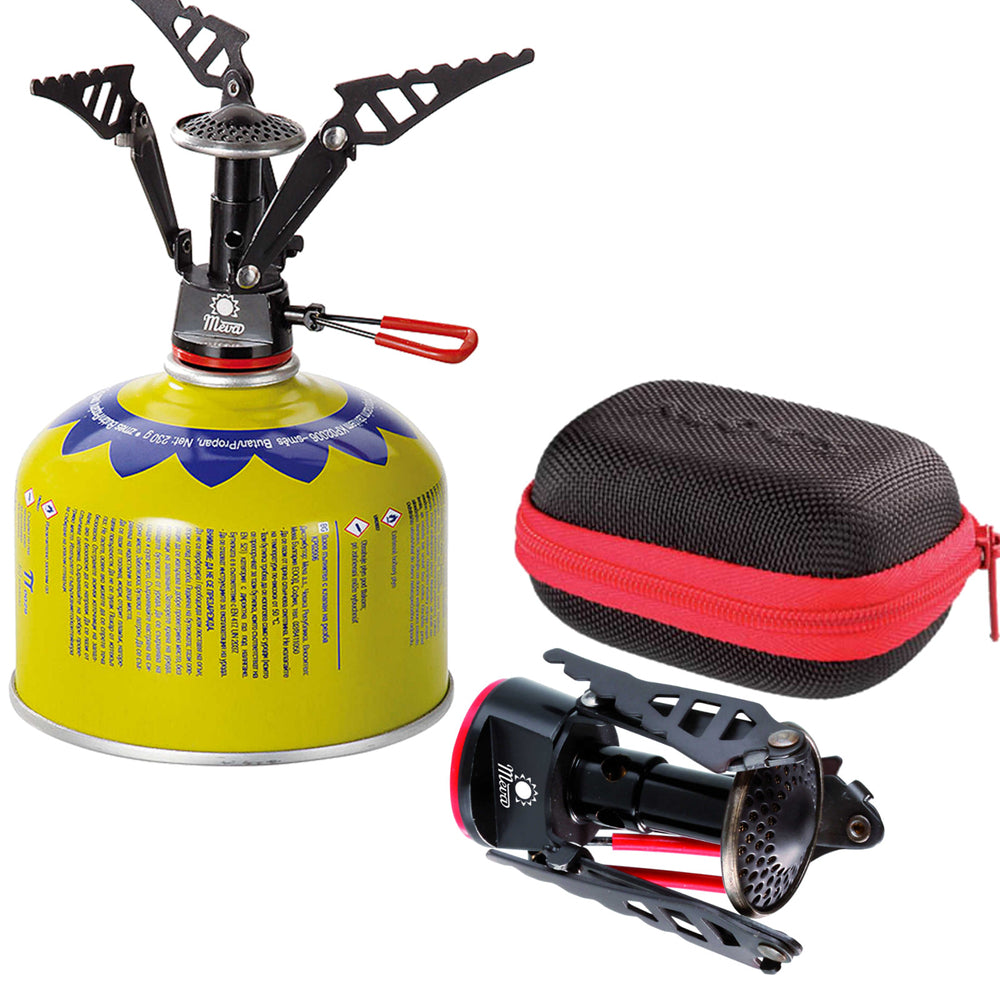 Den letteste turist komfur til gas patroner (ventil eller tråd) SPARK 80gram 2.6kW