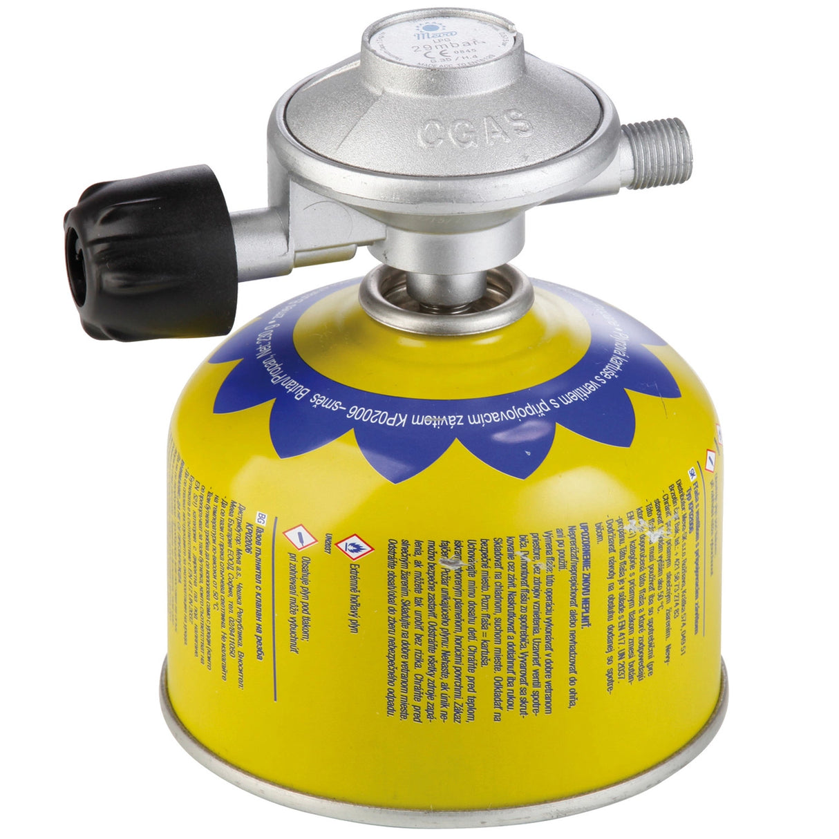 Gasreduktor, gastrykregulator til 7/16 gaspatroner