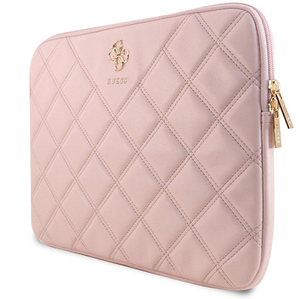 Guess Quilted 4G cover til en 14" laptop - pink