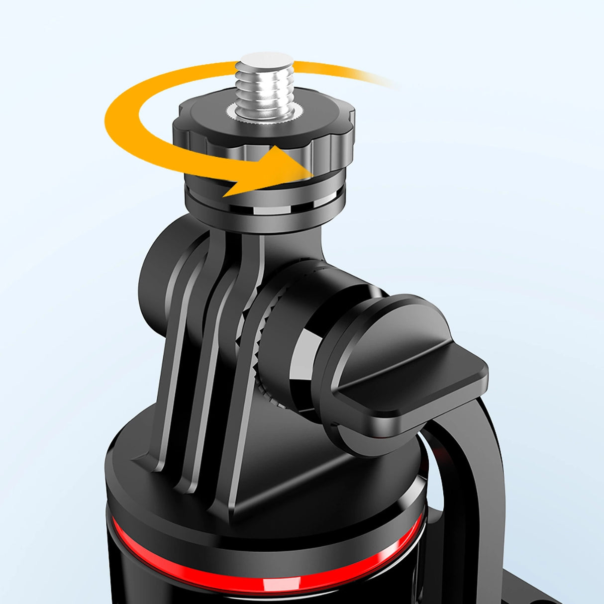 Selfie stick WC1Y3S teleskopisk stativ 1,3 m med telefonholder - sort