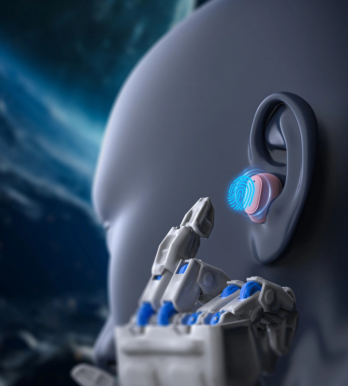 Choetech MEMS trådløse TWS Bluetooth 5.3 hovedtelefoner - lyserød