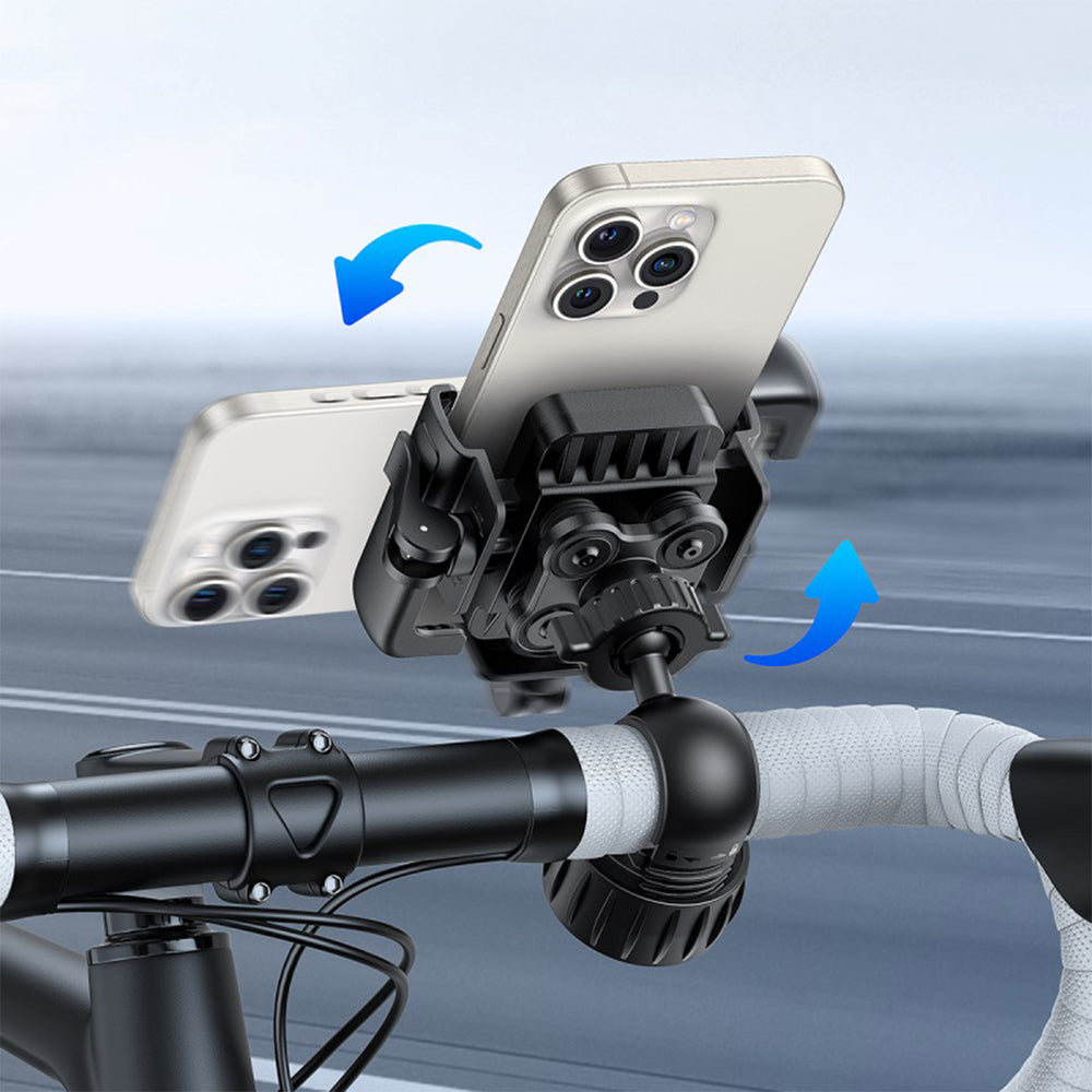 Baseus GoTrip Phone Holder for Bike, Scooter, Moped - Black