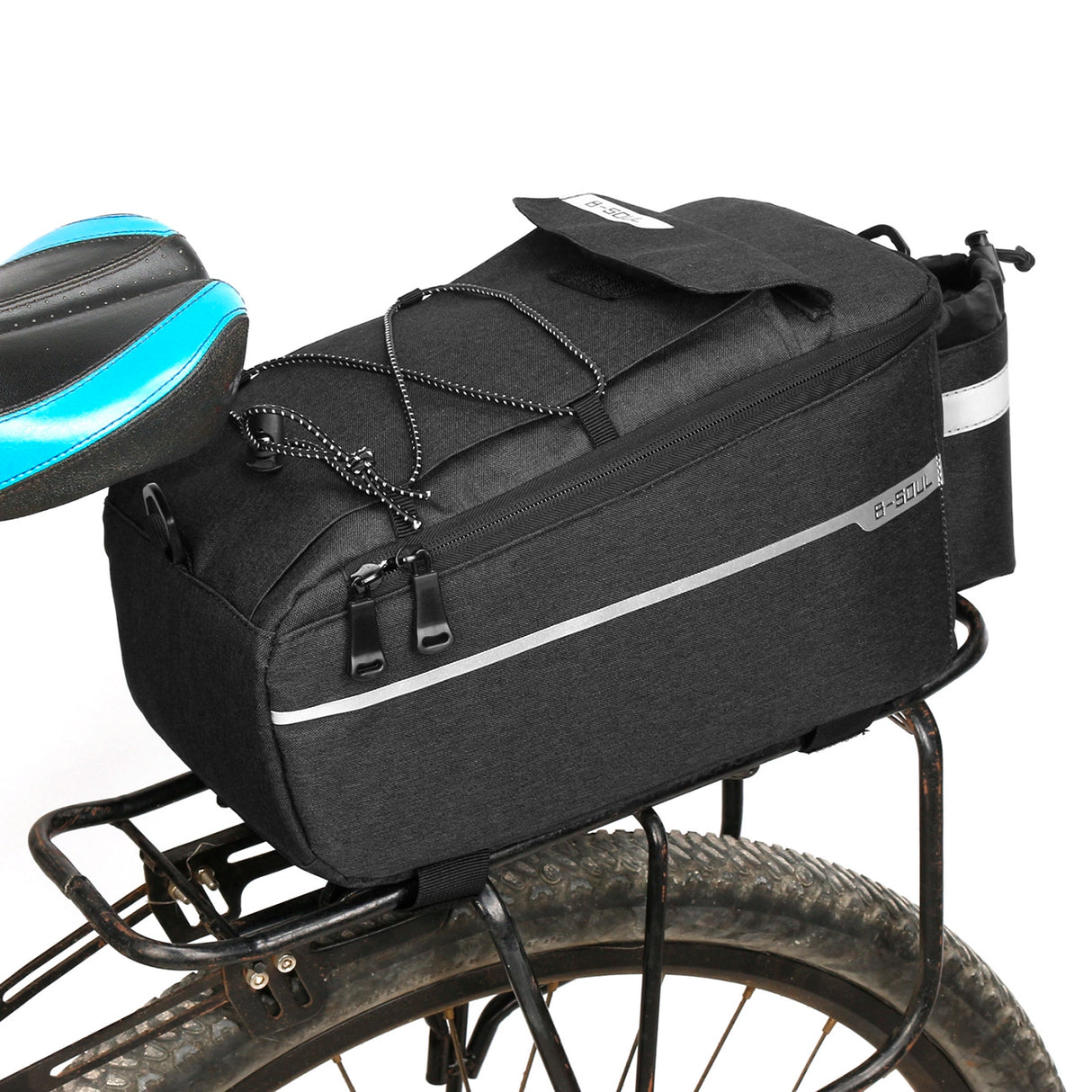 WYA26Y0S Thermal Bike Pannier Bag med skulderrem - sort