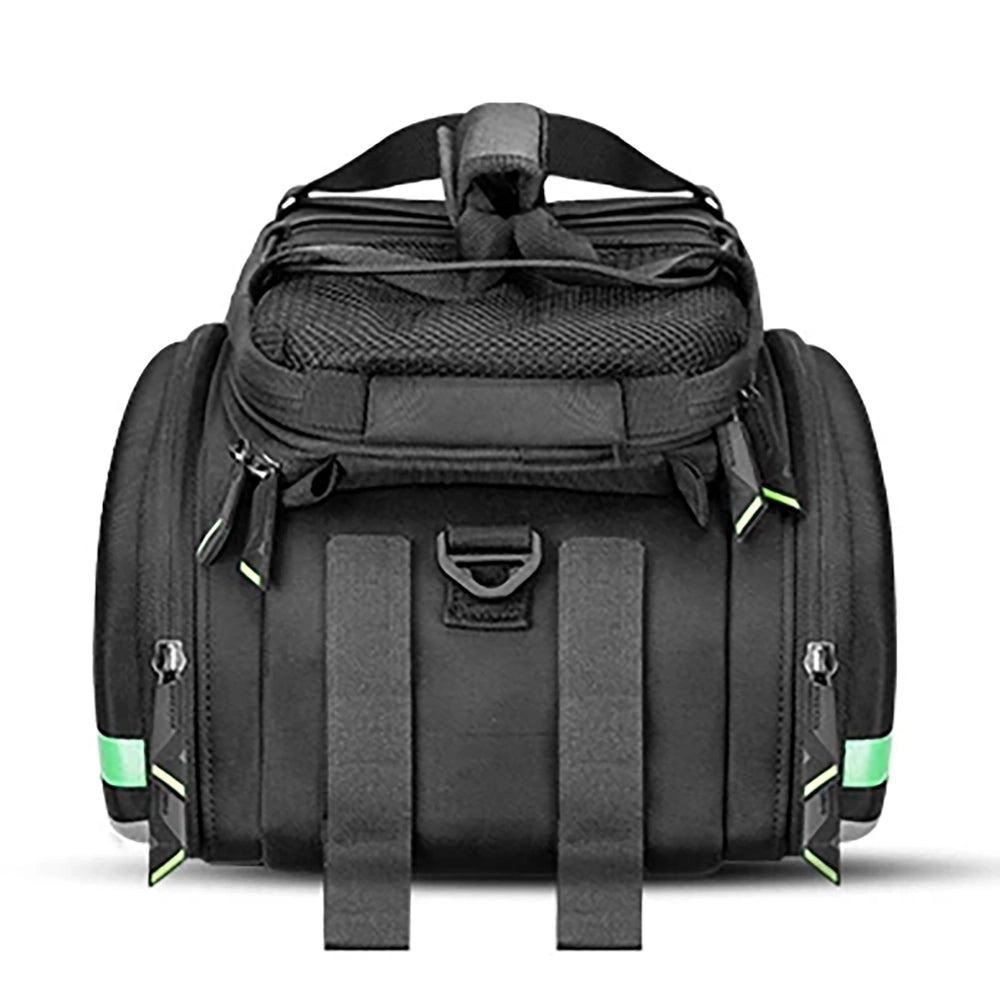 Rockbros A6-03BK bicycle bag for trunk 35 l with fold-out pockets - black