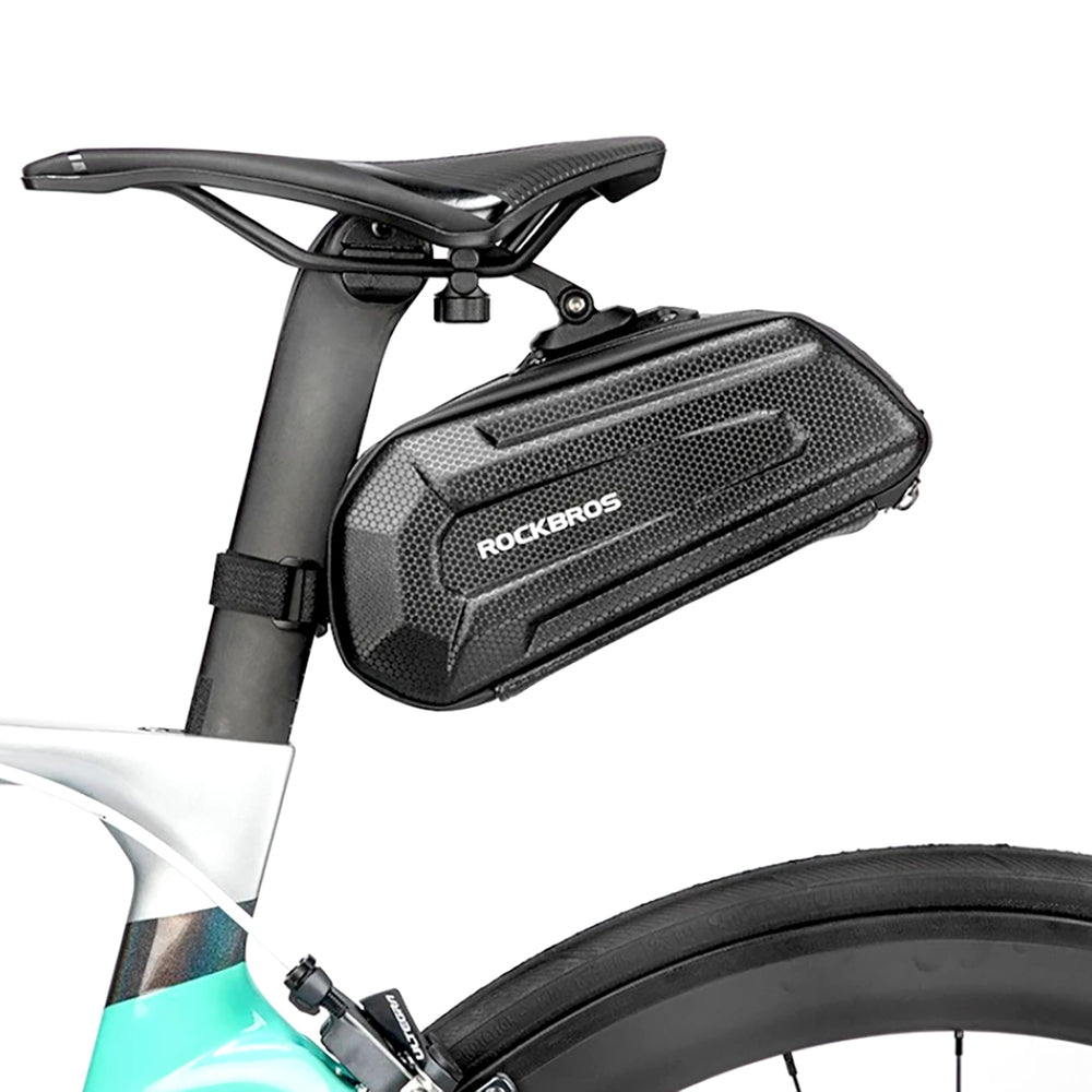 Rockbros B69 cykel sadel taske 1,8 l med let frigivende system - sort