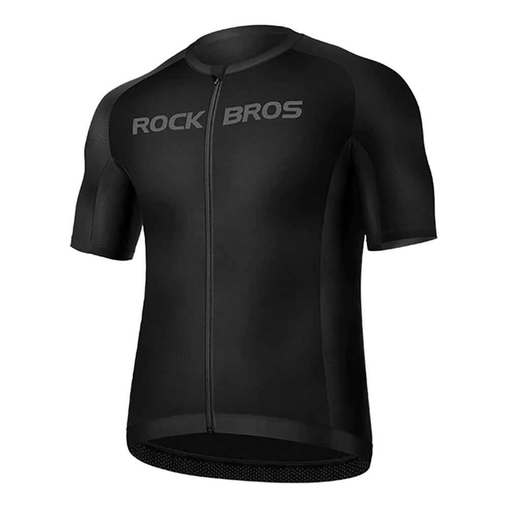 Rockbros 15120002006 Cycling Jersey with Short Sleeves XXXL - Black