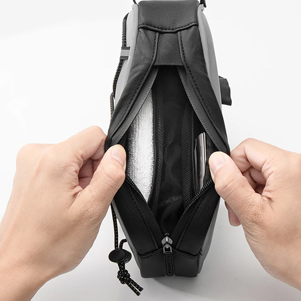 Rockbros 3012010901 bicycle frame bag 0.9 l - silver