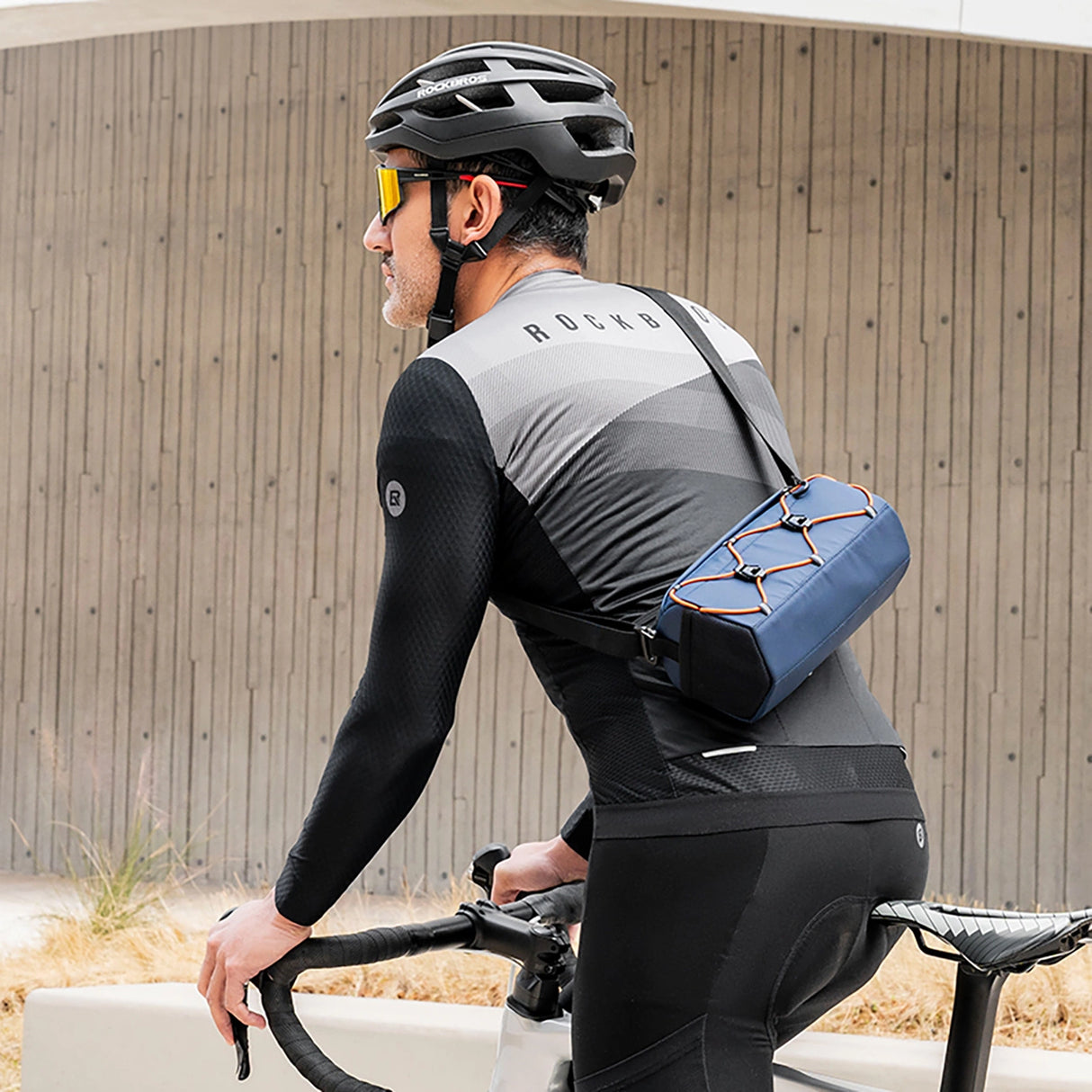 Rockbros 15120009005 Long Sleeve Cycling Jersey Spring/Summer XXL - Black