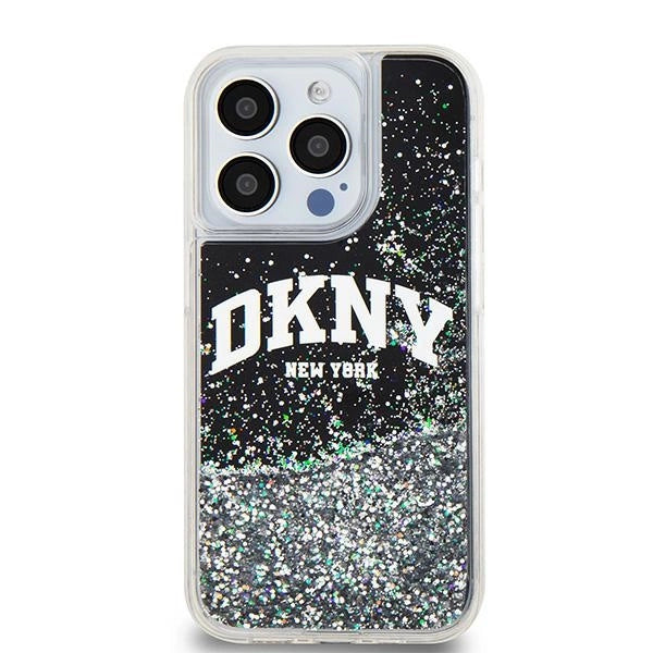 DKNY Liquid Glitter Big Logo iPhone 13 Pro / 13 Case - sort