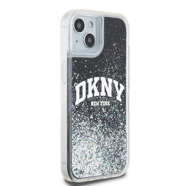 DKNY Liquid Glitter Big Logo iPhone 14/15/13 Case - sort