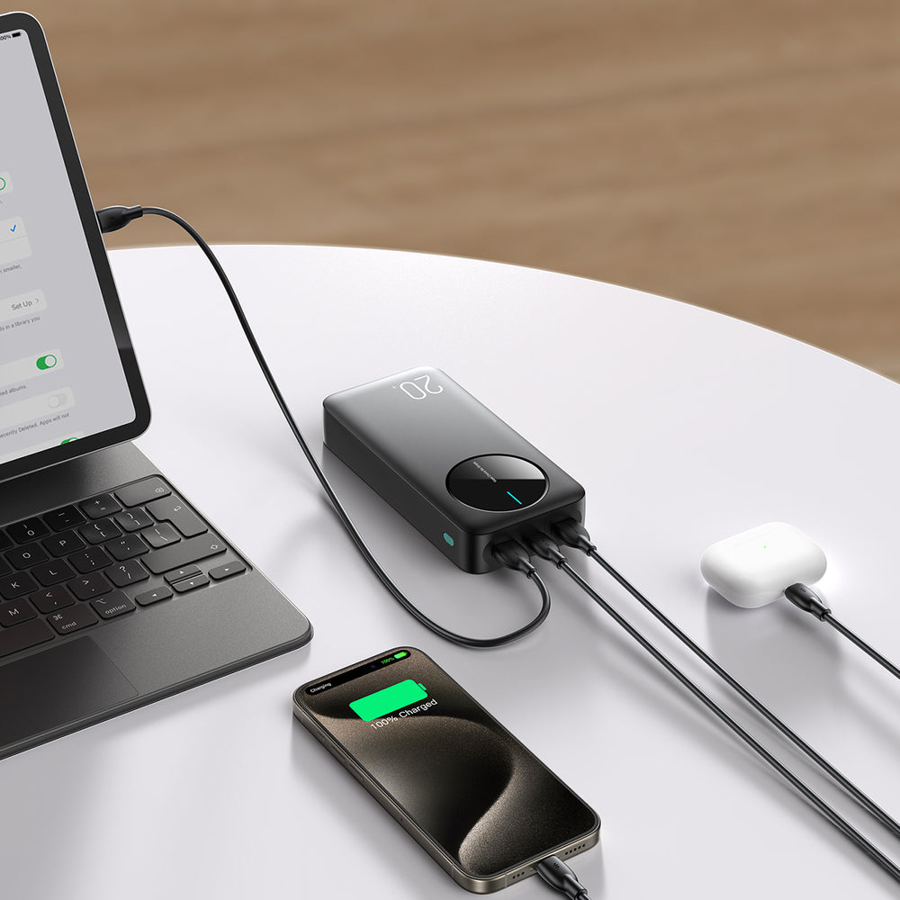 Powerbank Joyroom JR-PBF14 20000mAh 2.4A 2x USB-A 1x USB-C - sort