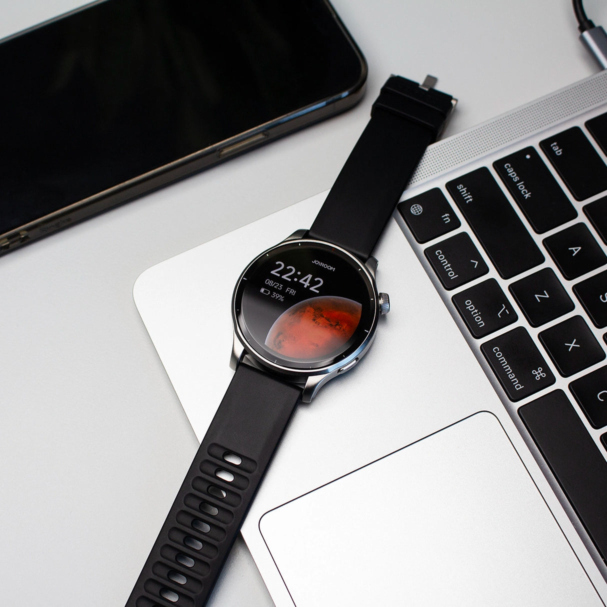 Joyroom Venture-serien JR-FV1 Smartwatch med opkaldsmodtager - Grå