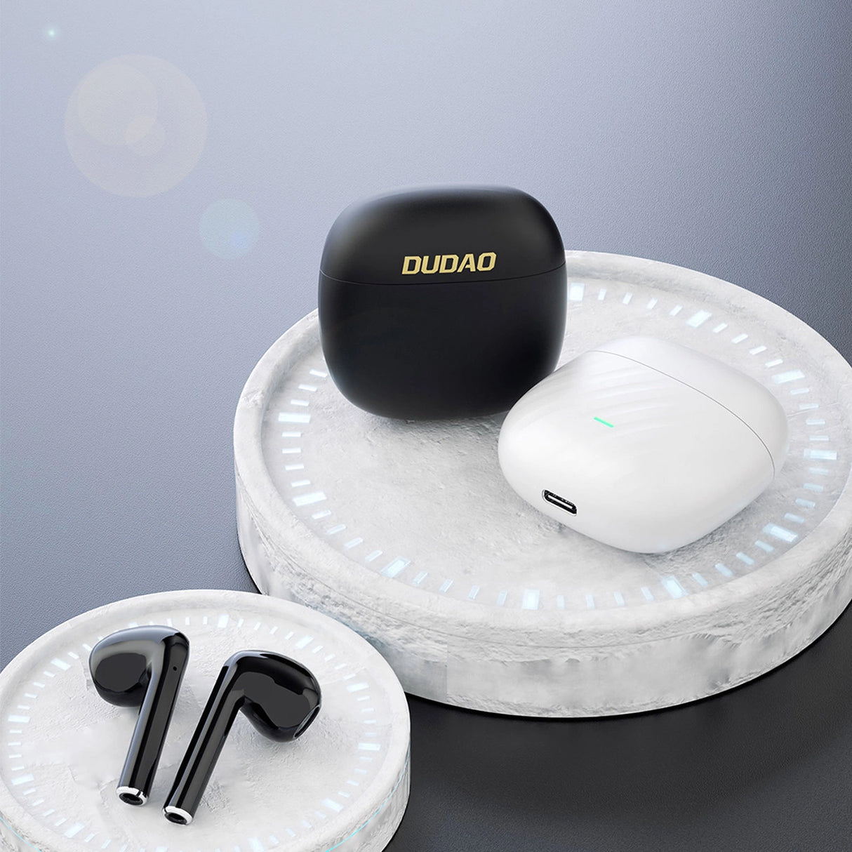 Dudao U14+ trådløse in-ear TWS Bluetooth 5.3 hovedtelefoner - sort