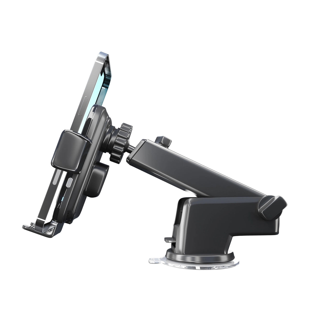 3mk Drive & Charge biltelefonholder til gitter/vindue/cockpit med induktiv oplader - sort