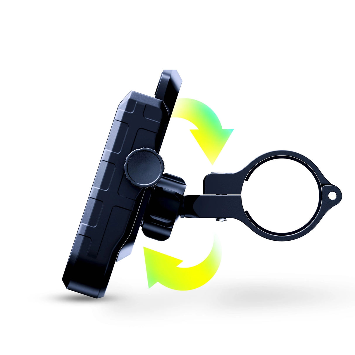 3mk stål cykelholder Hjultelefonholder - sort