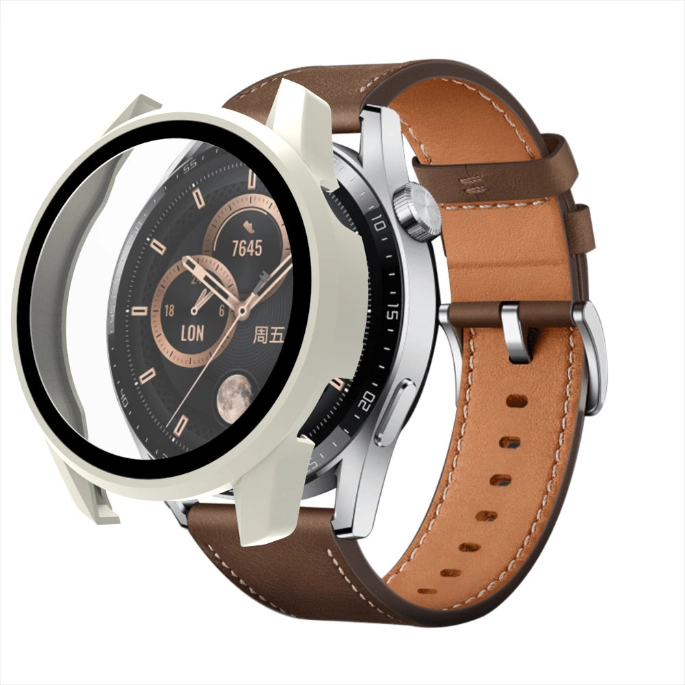 Glasbeskytter til Huawei Watch GT3 42 mm - hvid