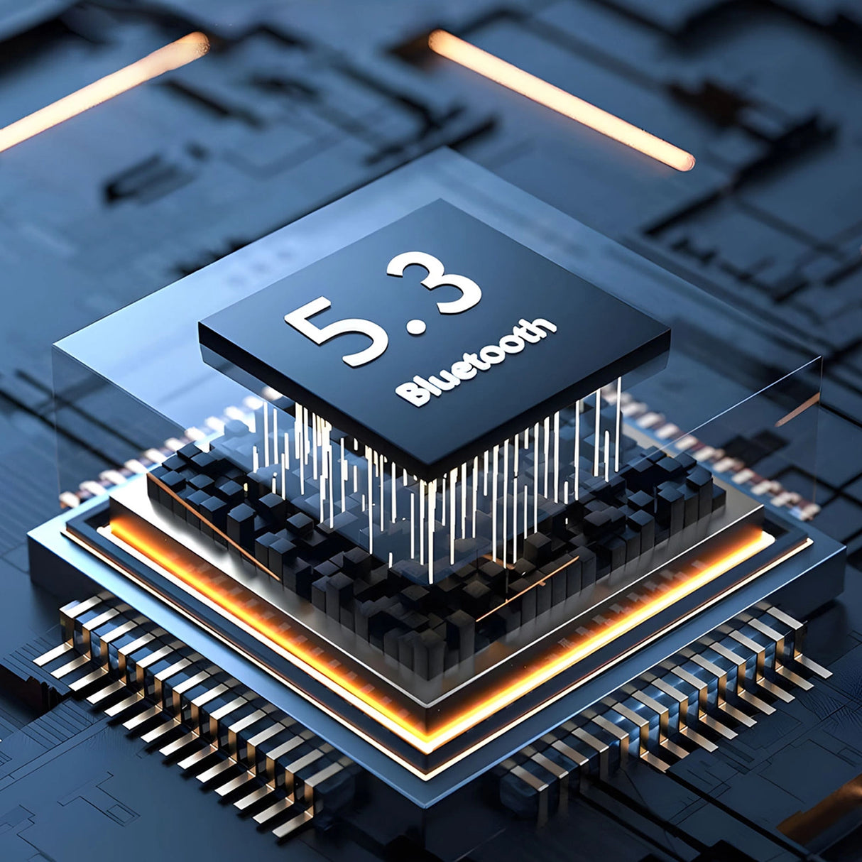 OWS Dudao U4A Bluetooth 5.3 IPX5 forretningsheadset - hvid