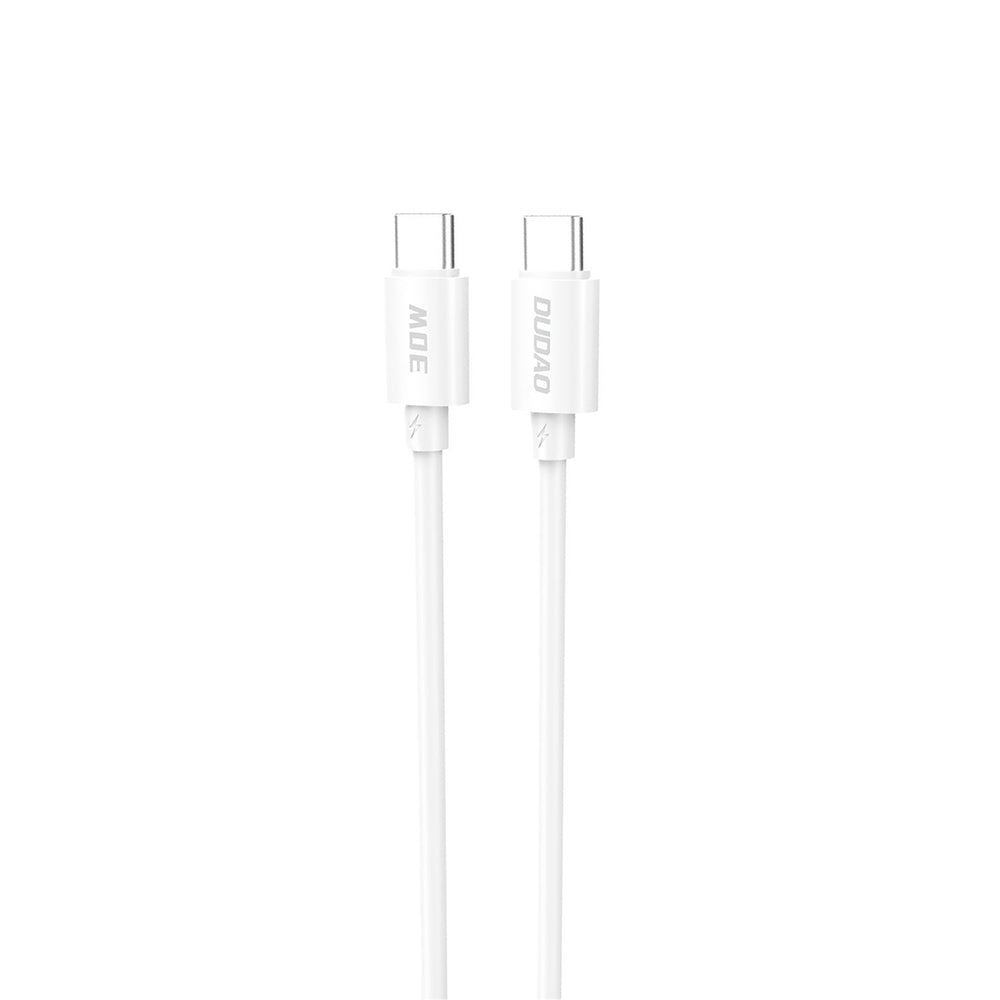 Dudao L4C USB-C / USB-C 30W Kabel 1,2 m - Hvid
