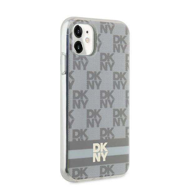 DKNY IML Rækker Mono Pattern & Printed Stripes MagSafe-kasse til iPhone 11 / Xr - beige